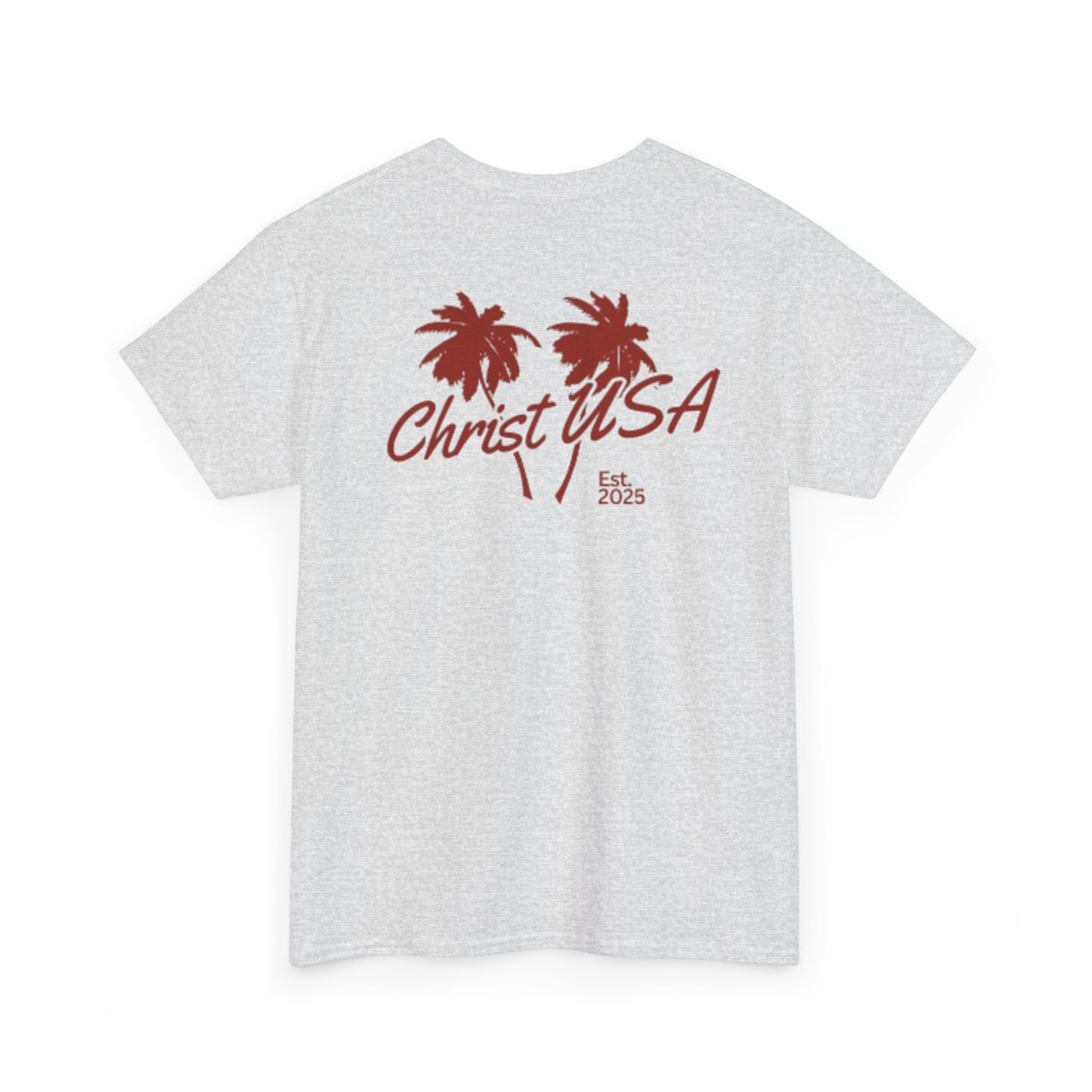 Adult Christ USA Palm Trees T-Shirt