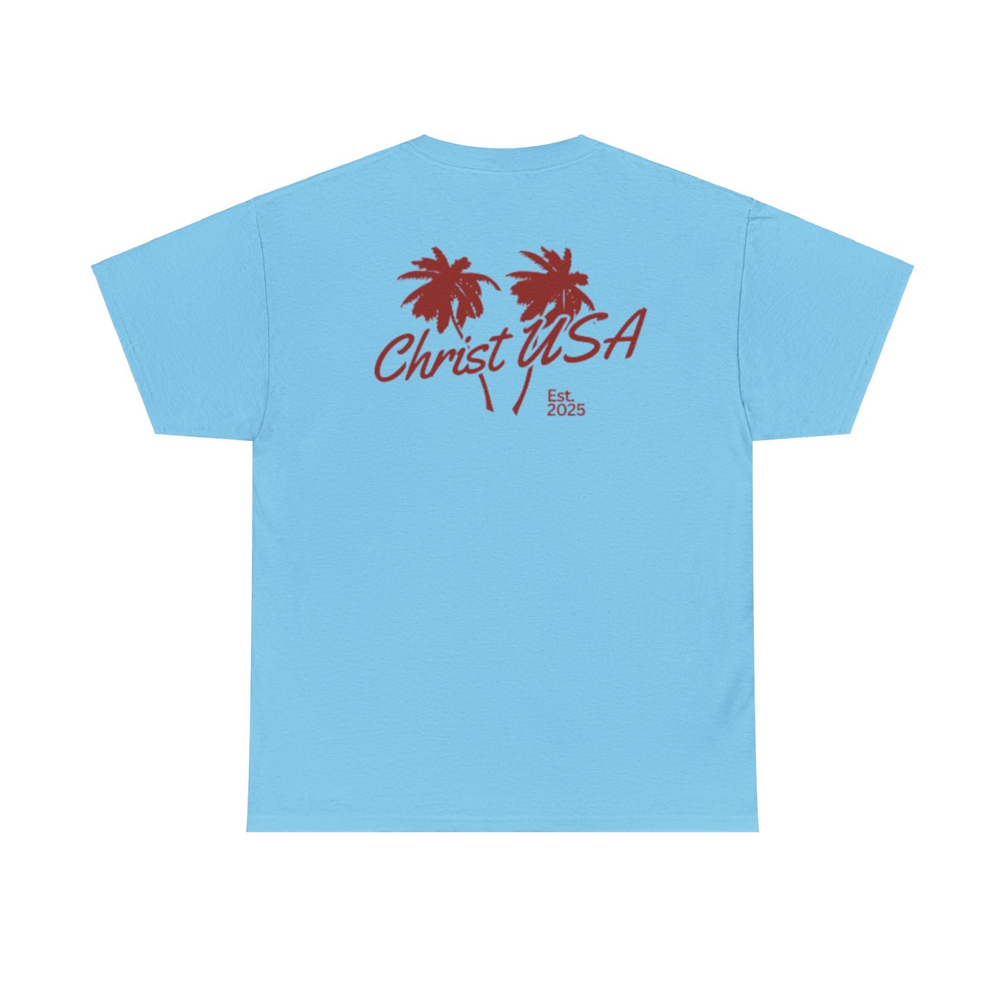 Adult Christ USA Palm Trees T-Shirt