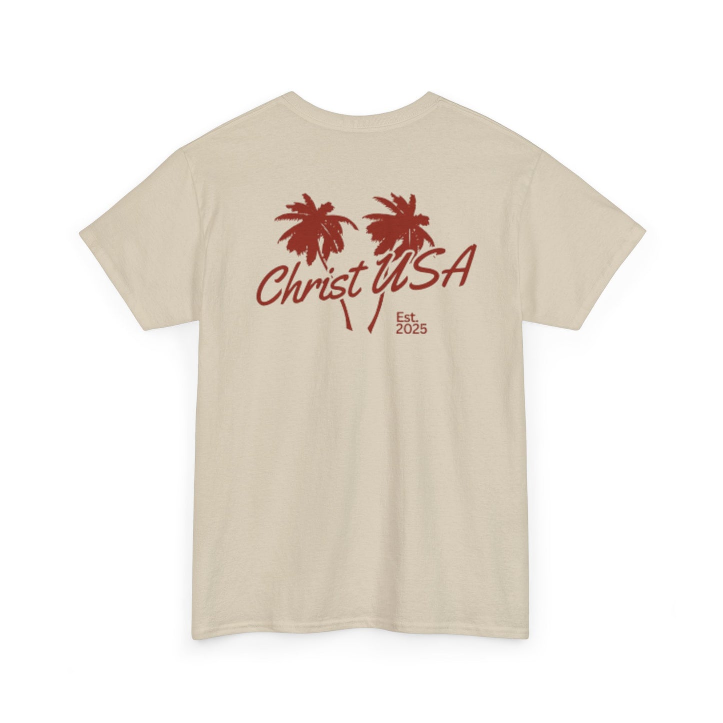 Adult Christ USA Palm Trees T-Shirt