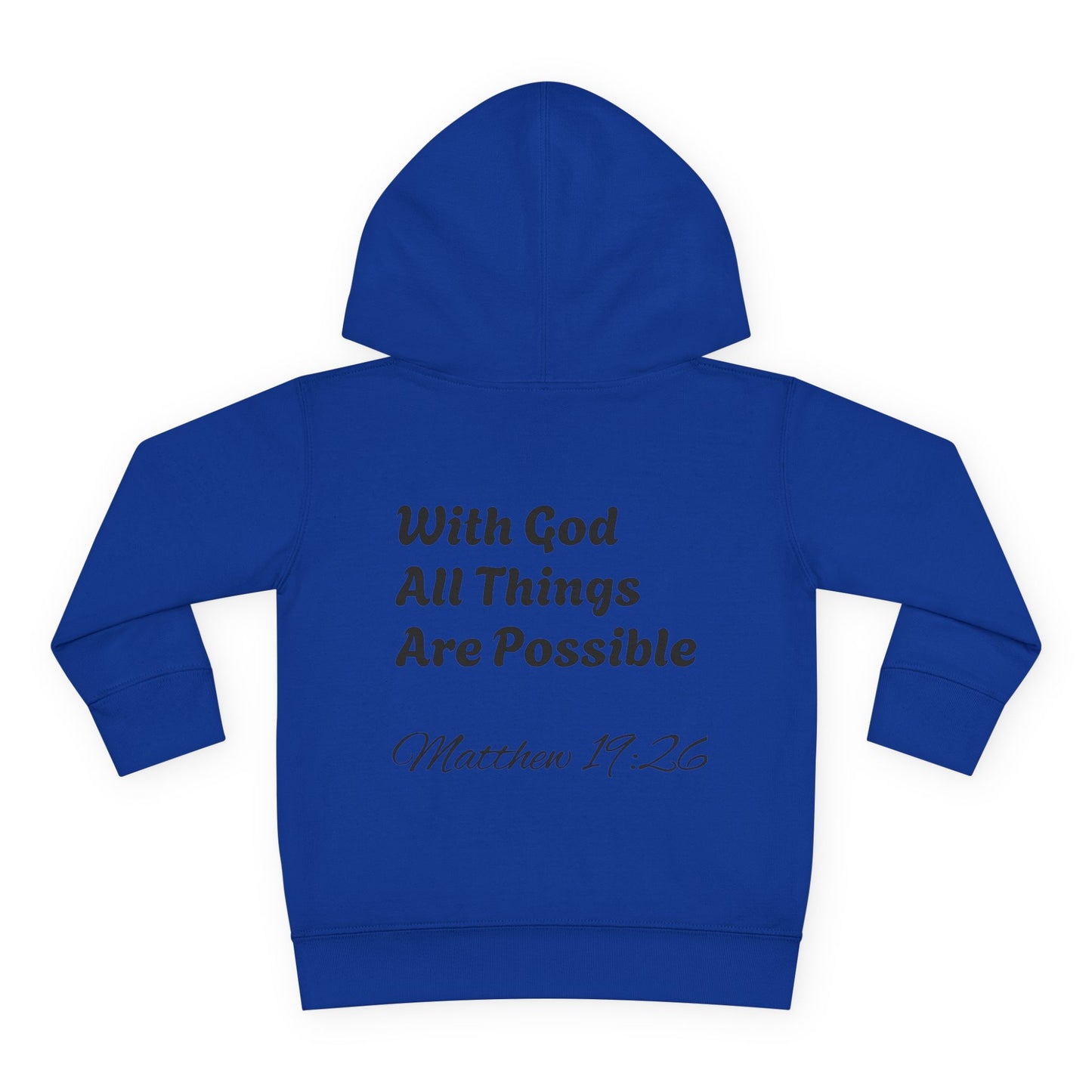 Matthew 19:26 Toddler Hoodie