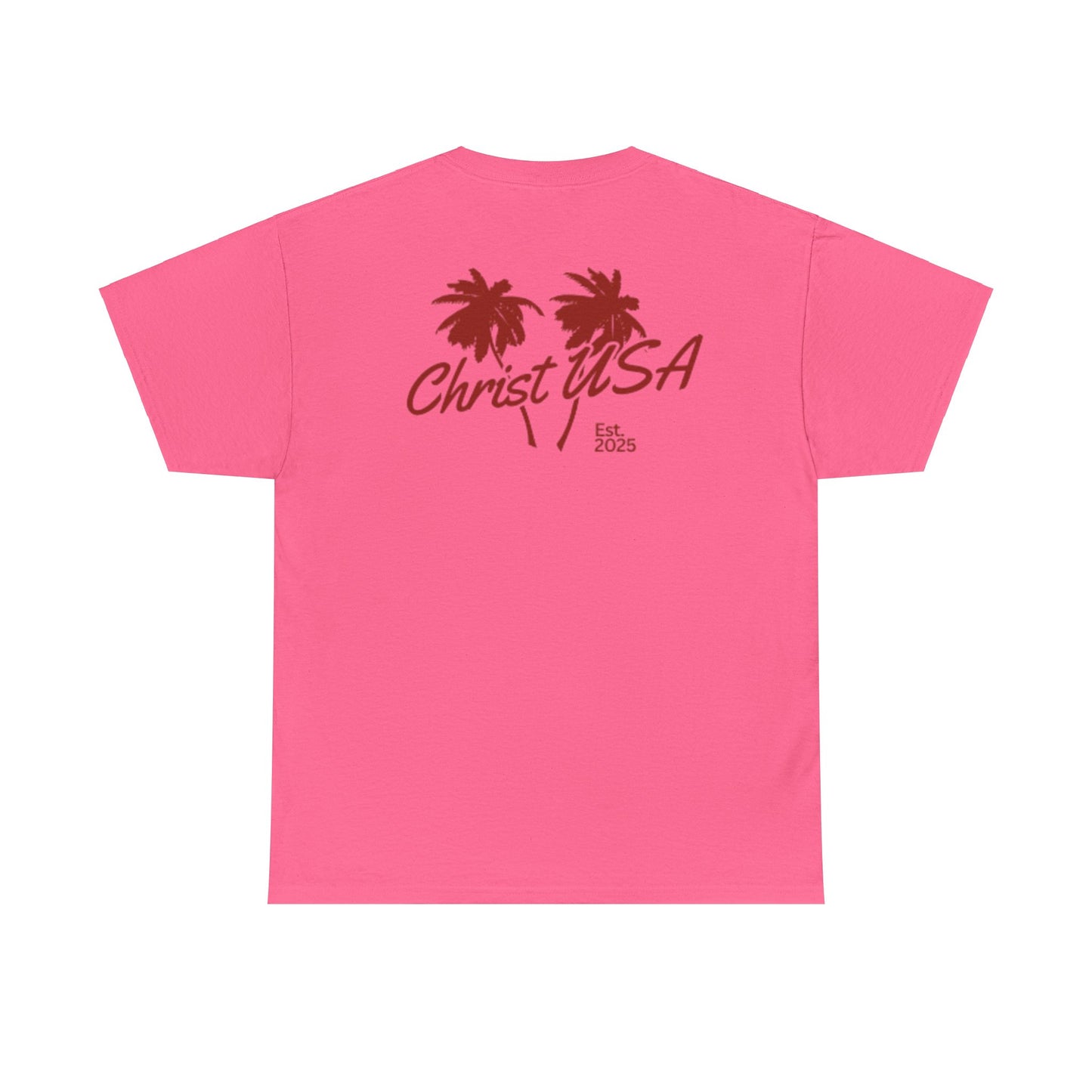 Adult Christ USA Palm Trees T-Shirt