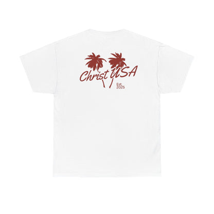 Adult Christ USA Palm Trees T-Shirt