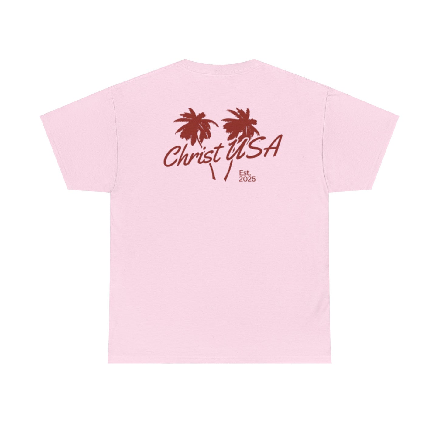 Adult Christ USA Palm Trees T-Shirt