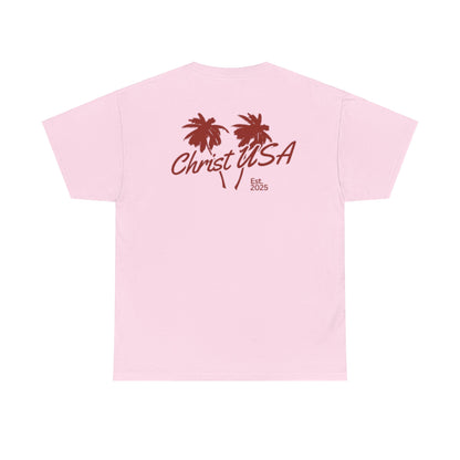 Adult Christ USA Palm Trees T-Shirt