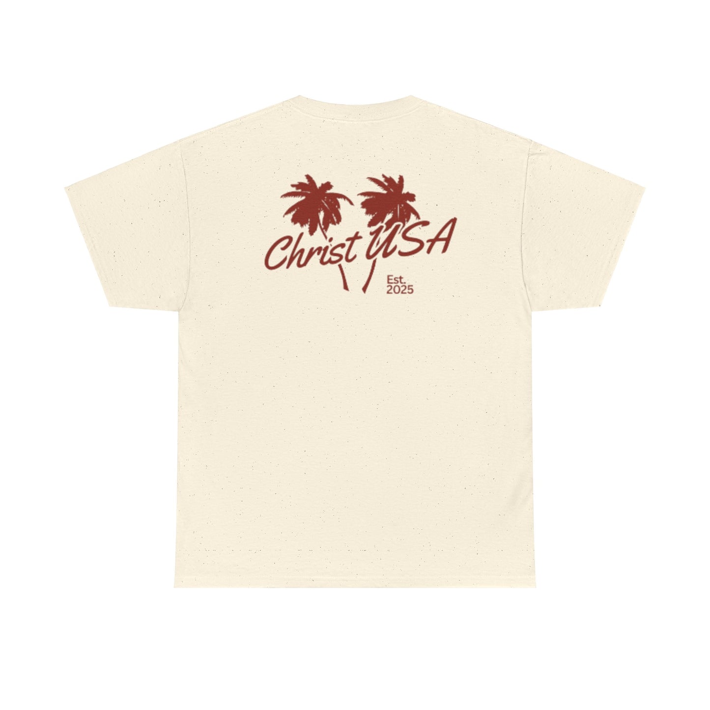 Adult Christ USA Palm Trees T-Shirt