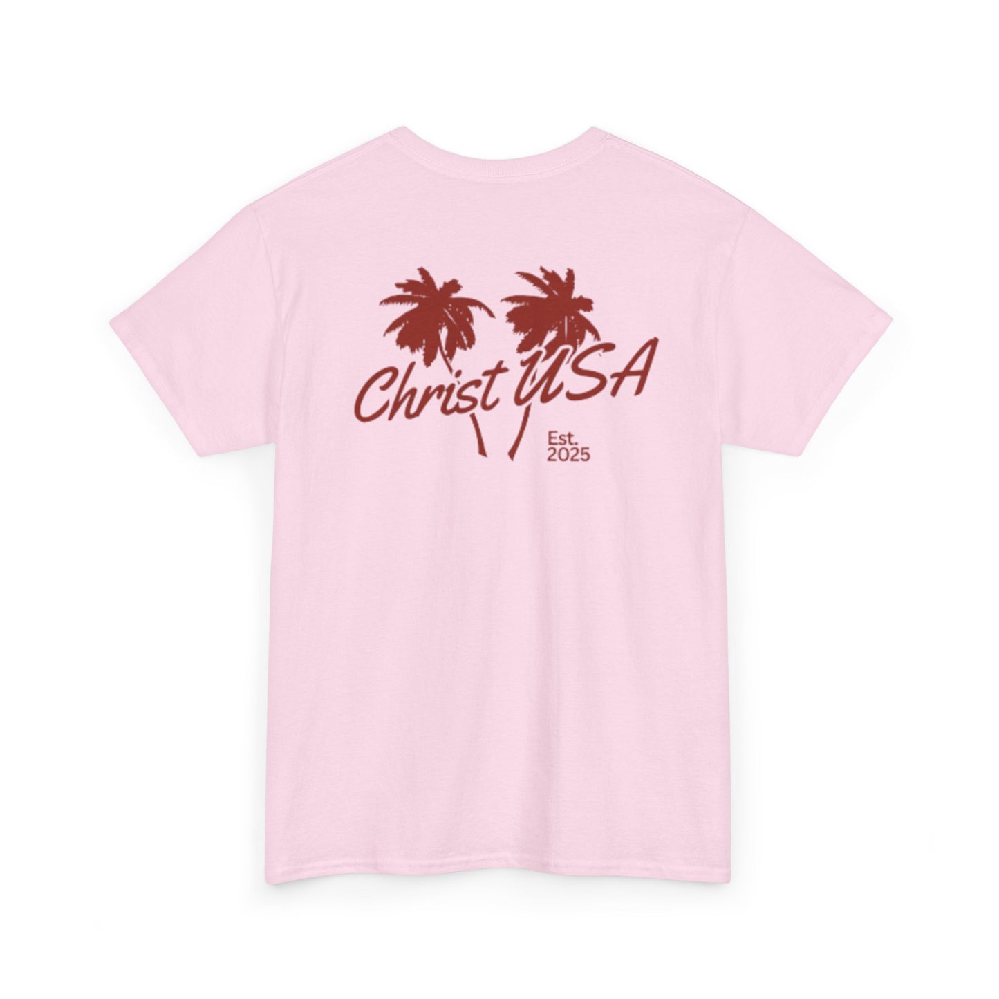 Adult Christ USA Palm Trees T-Shirt