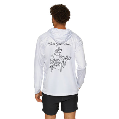 Bless Your Baits Performance Hoodie White