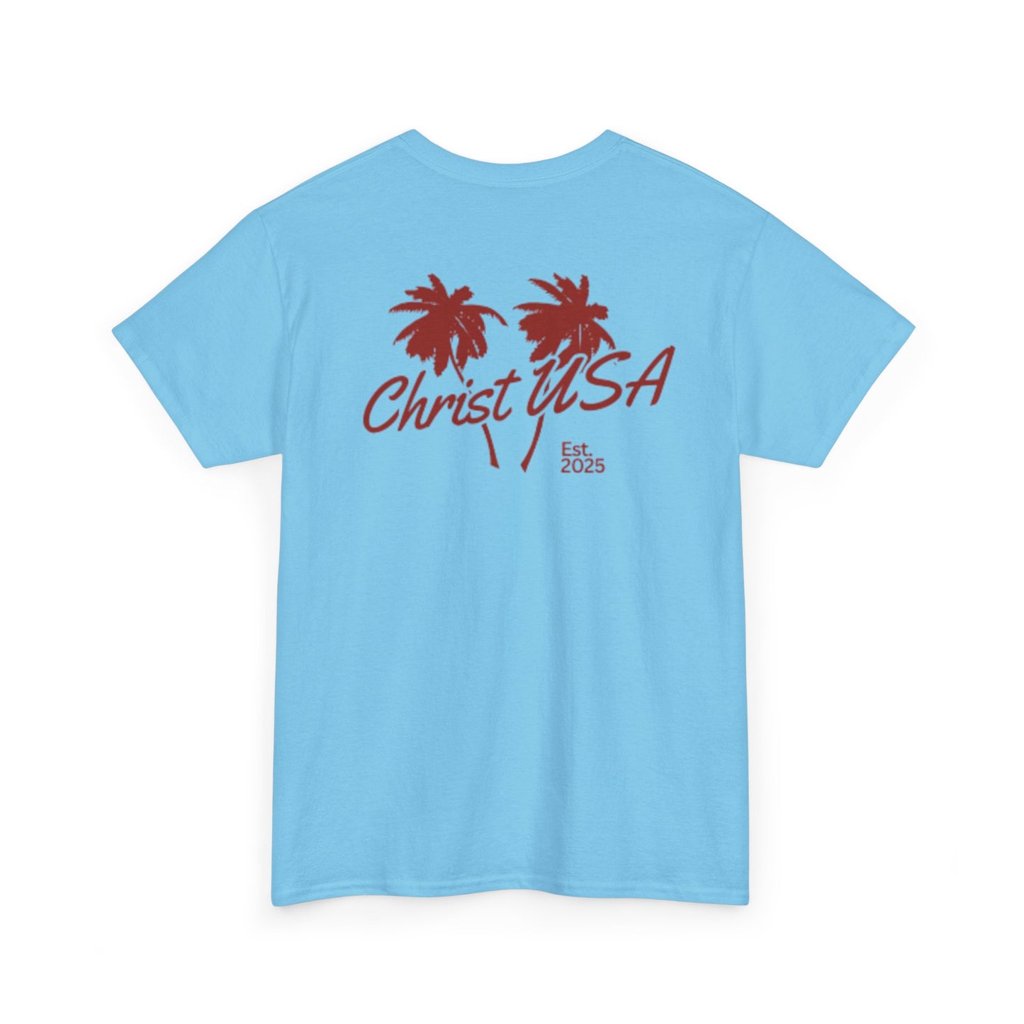 Adult Christ USA Palm Trees T-Shirt