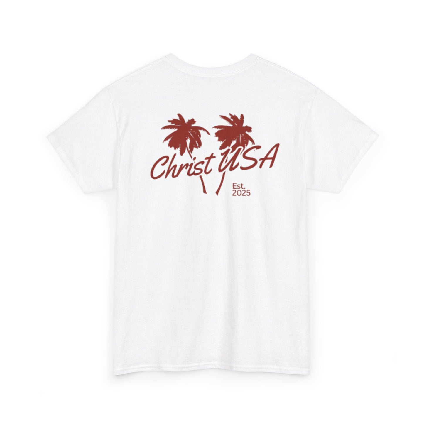 Adult Christ USA Palm Trees T-Shirt