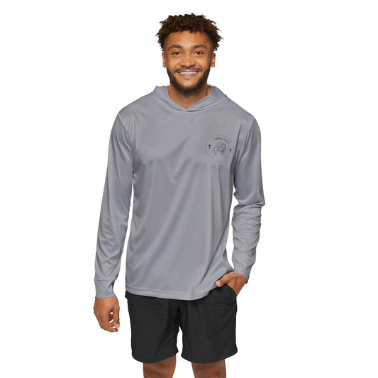 Genesis 3:14 Mens Performance Hoodie Grey