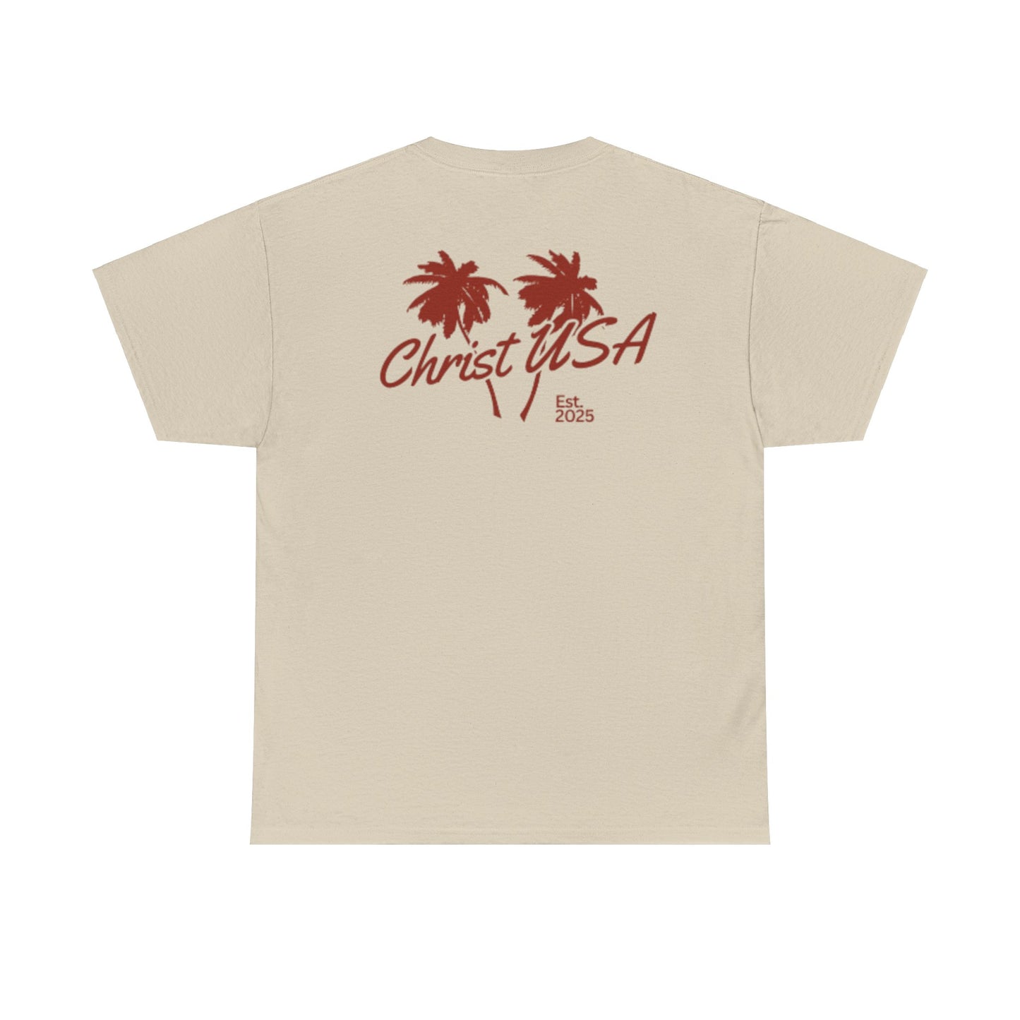 Adult Christ USA Palm Trees T-Shirt