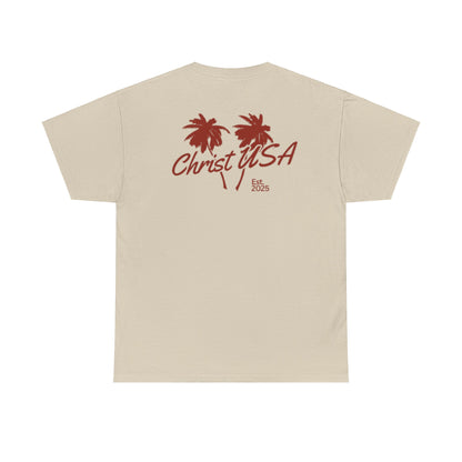 Adult Christ USA Palm Trees T-Shirt