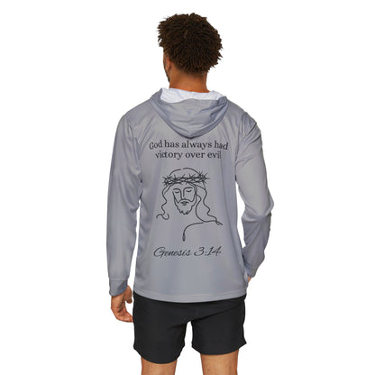 Genesis 3:14 Mens Performance Hoodie Grey