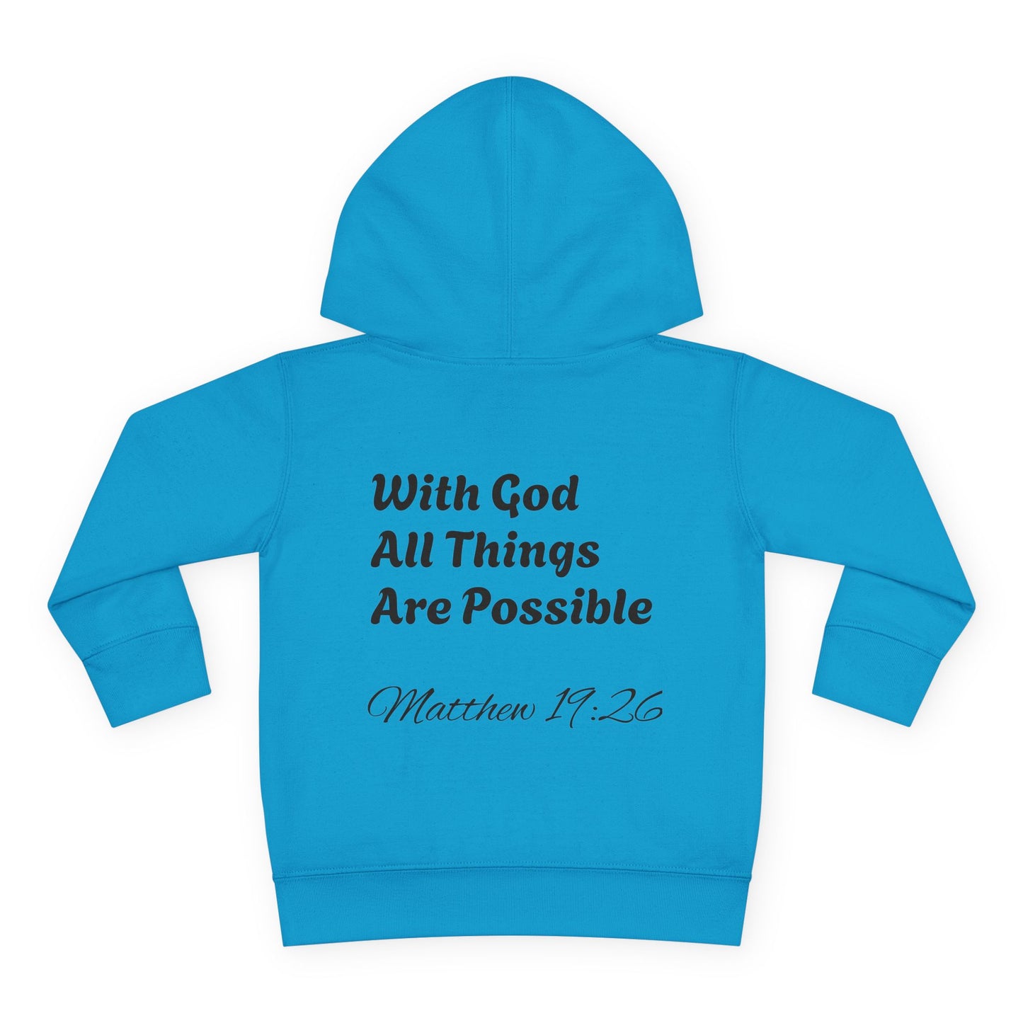 Matthew 19:26 Toddler Hoodie