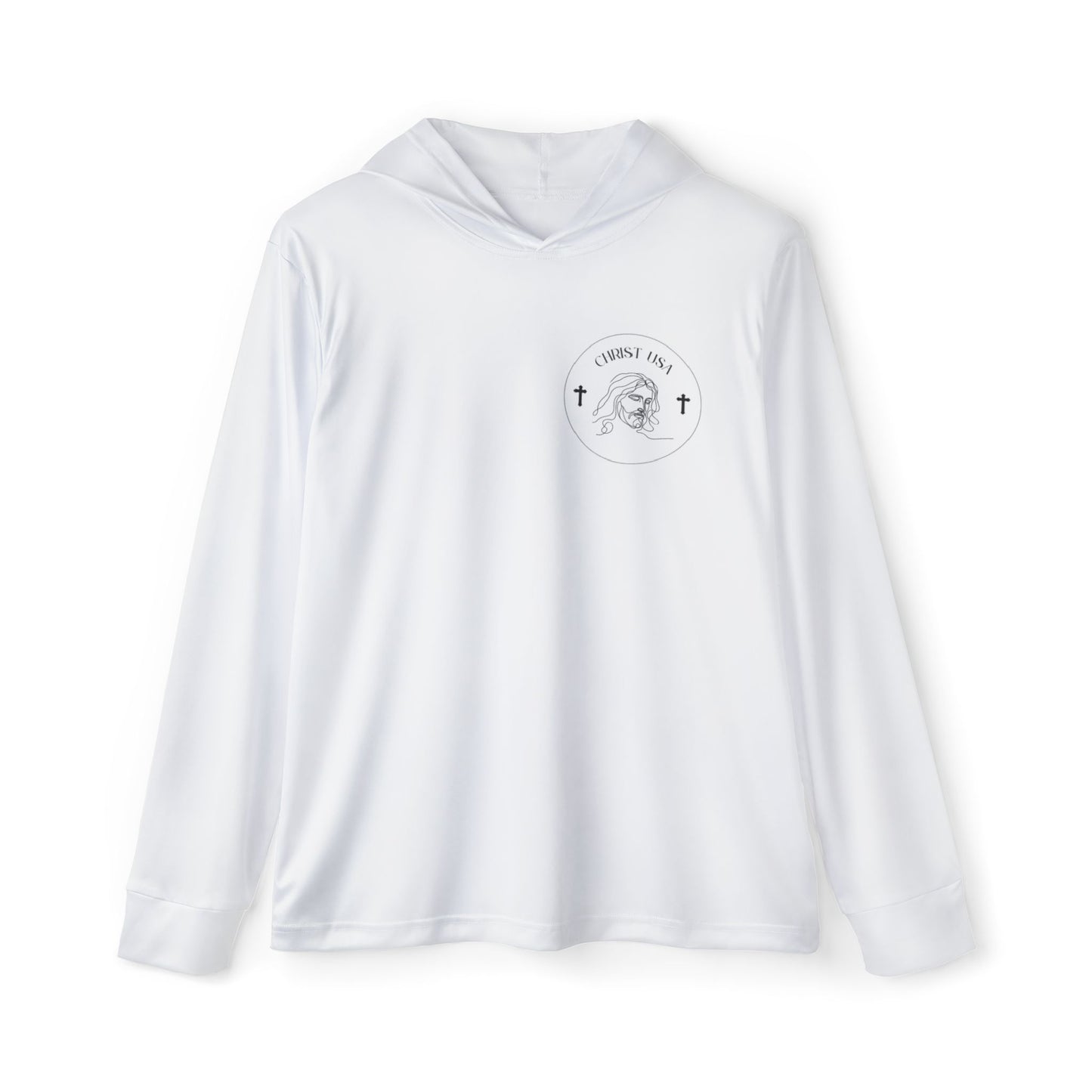 Bless Your Baits Performance Hoodie White